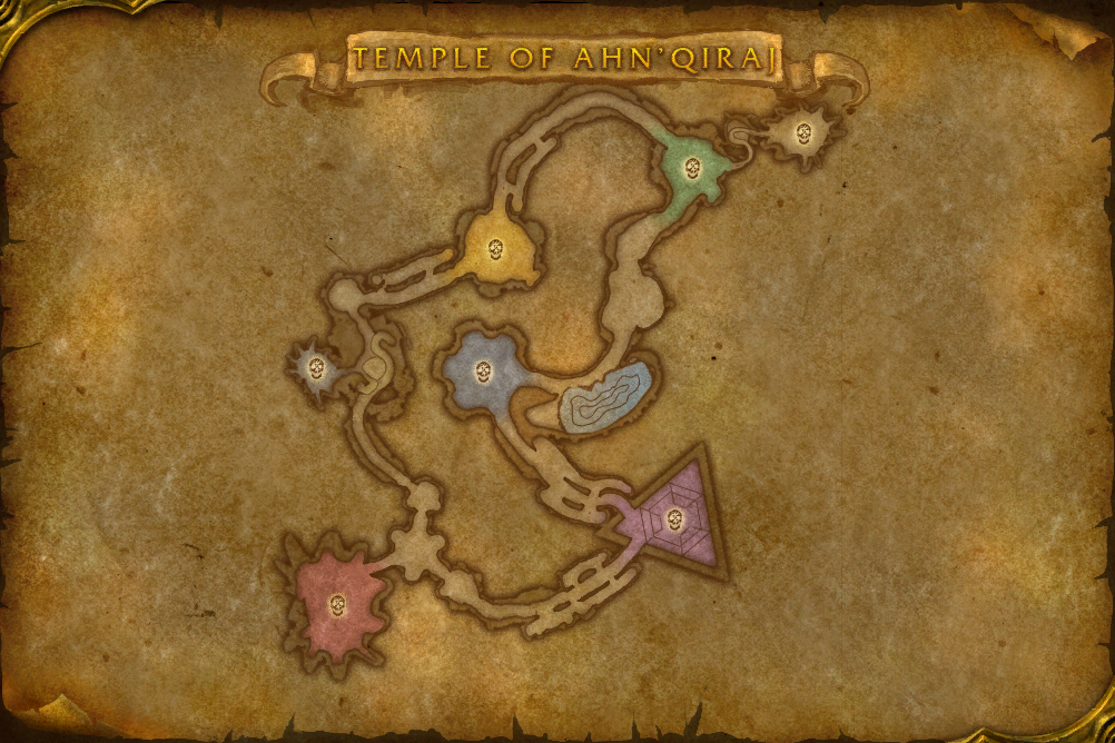 Ahn'Qiraj — Floor 1 local map