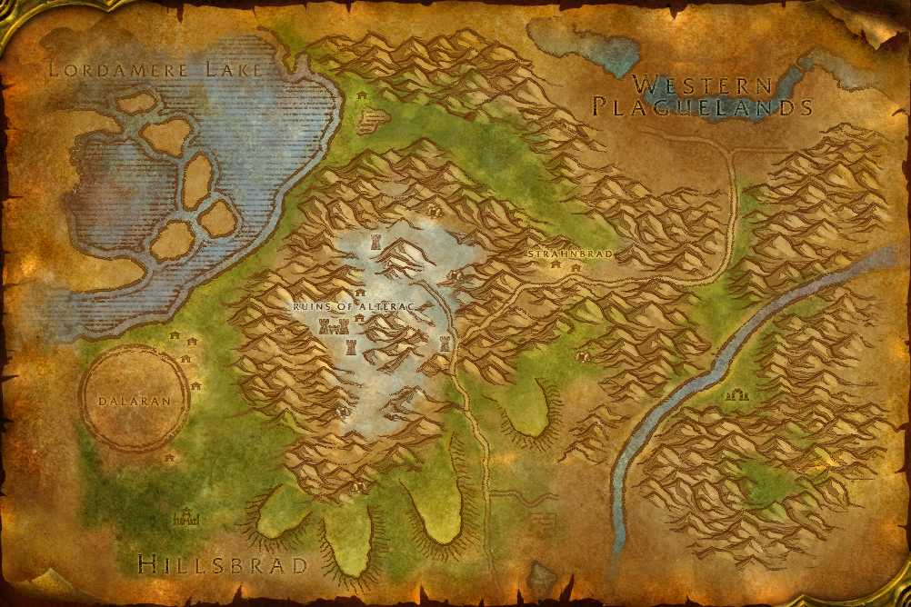 Alterac Mountains local map