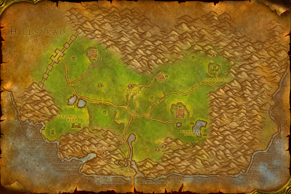 Arathi Highlands local map