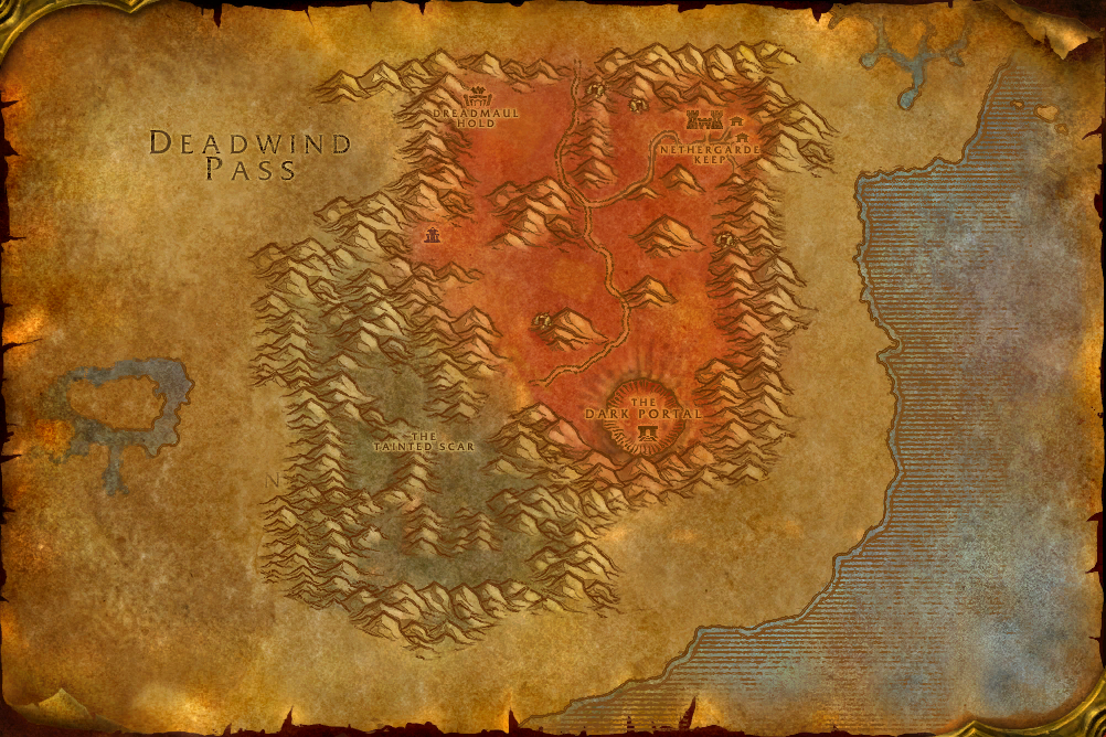 Blasted Lands local map