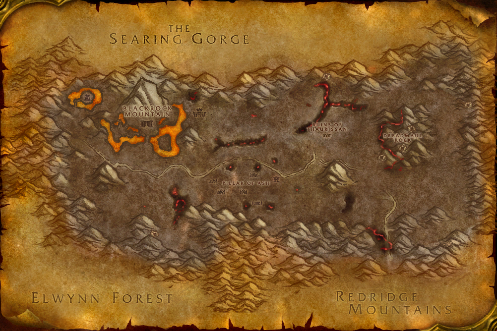 Burning Steppes local map