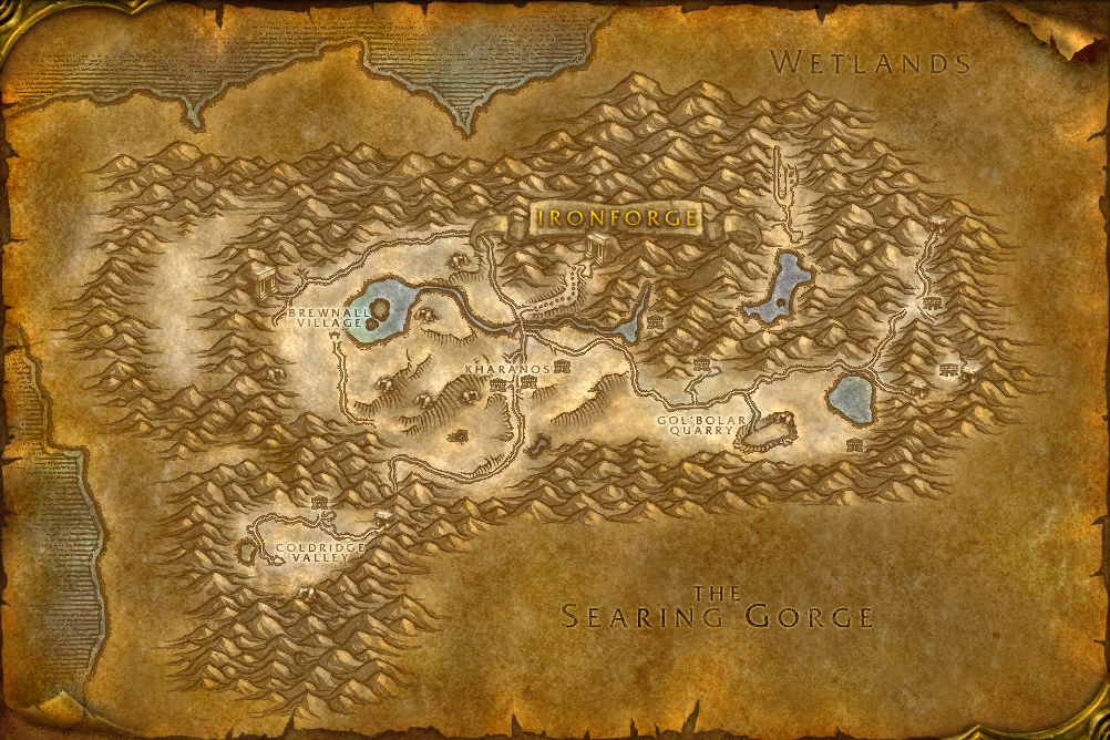 Dun Morogh local map