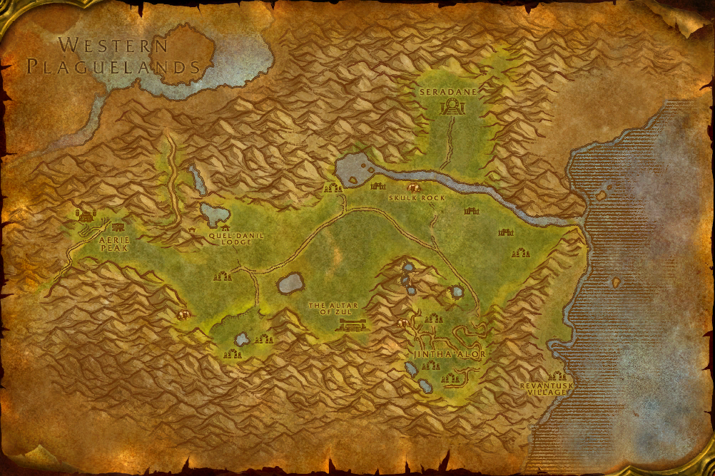 The Hinterlands local map