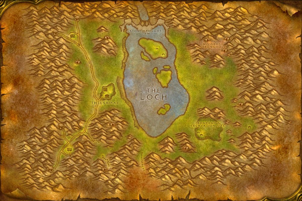 Loch Modan local map