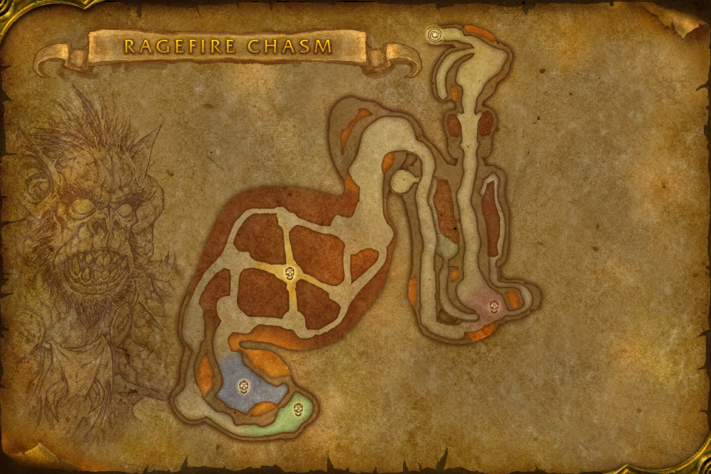 Ragefire Chasm local map
