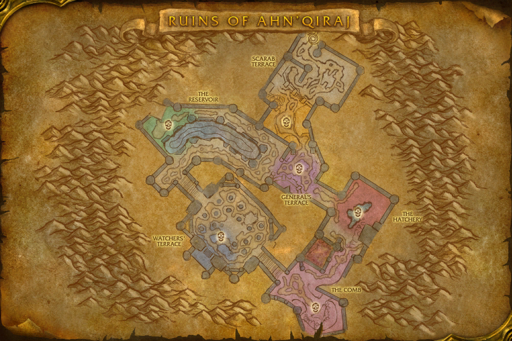 Ruins of Ahn'Qiraj local map