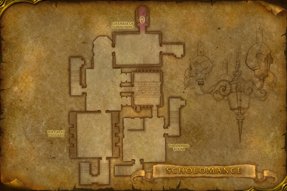 Scholomance · Scholomance — Floor 2 local map
