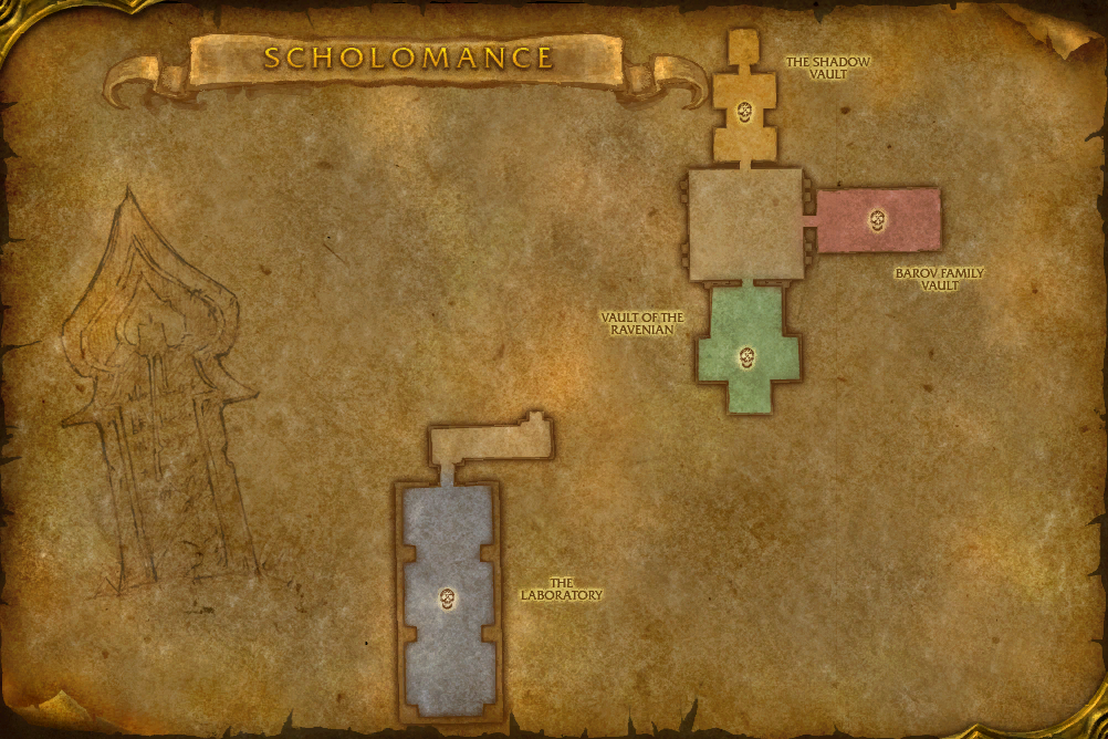 Scholomance · Scholomance — Floor 4 local map
