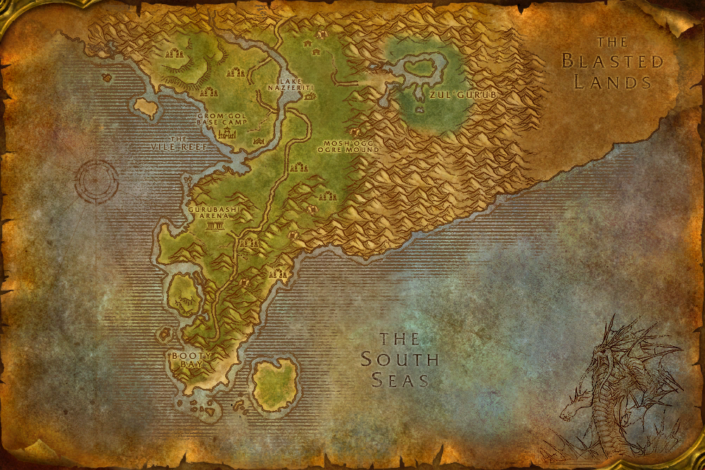 Stranglethorn Vale local map