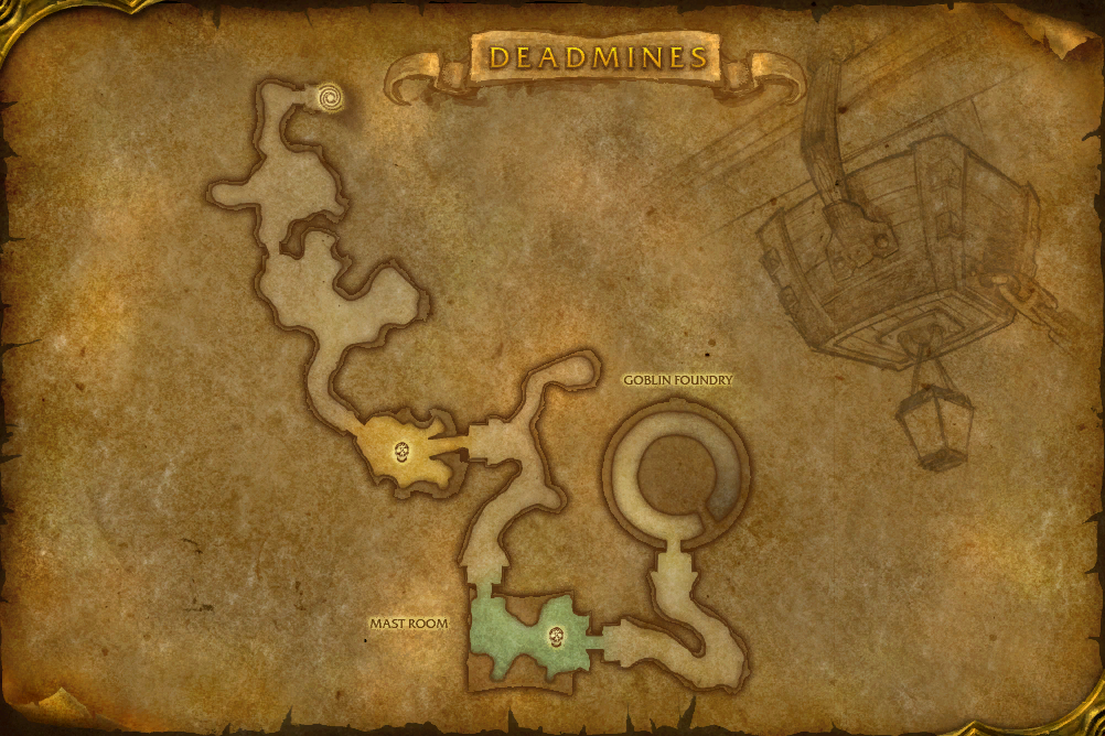 The Deadmines — Floor 1 local map