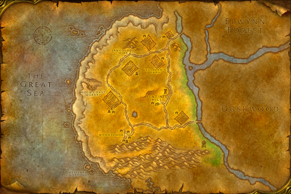 Westfall local map
