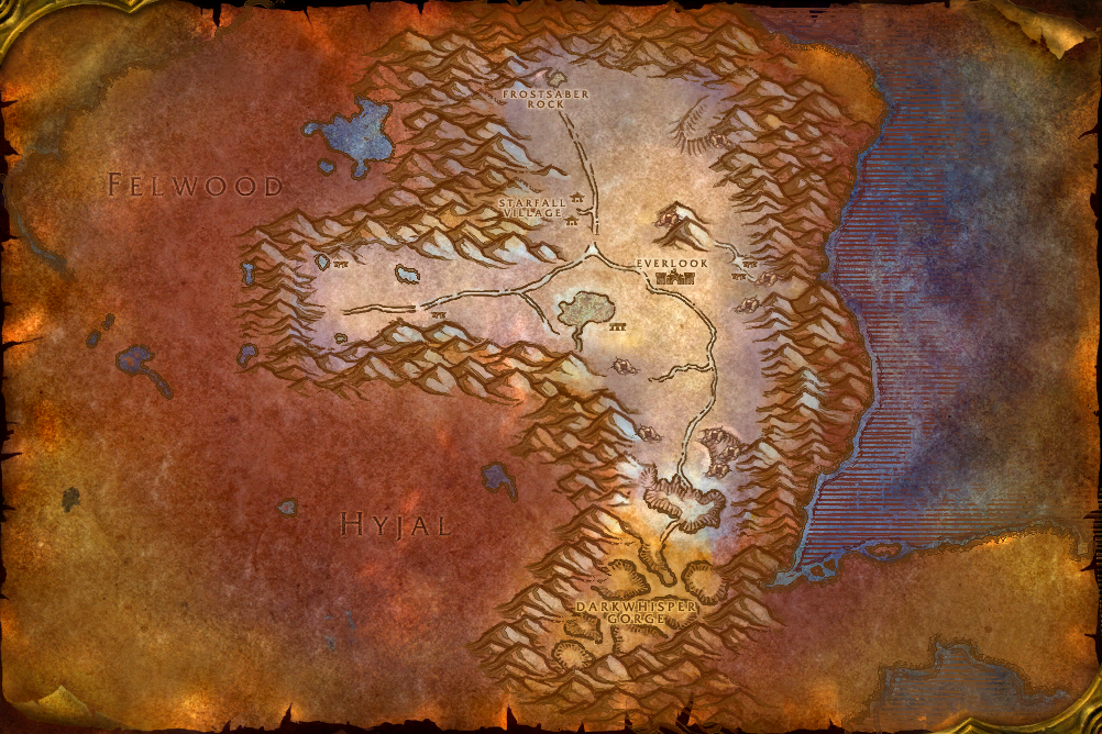Winterspring local map