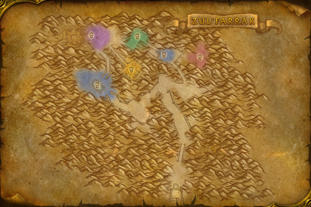 Zul'Farrak local map