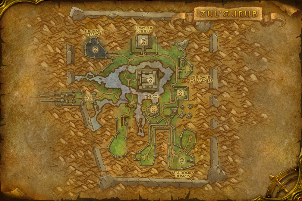 Zul'Gurub local map